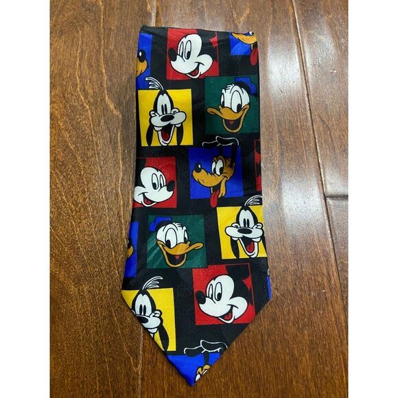 Balancine Hot Cakes x Disney Vintage 90s Character Multicolor Dress Tie Mens - Picture 6 of 6